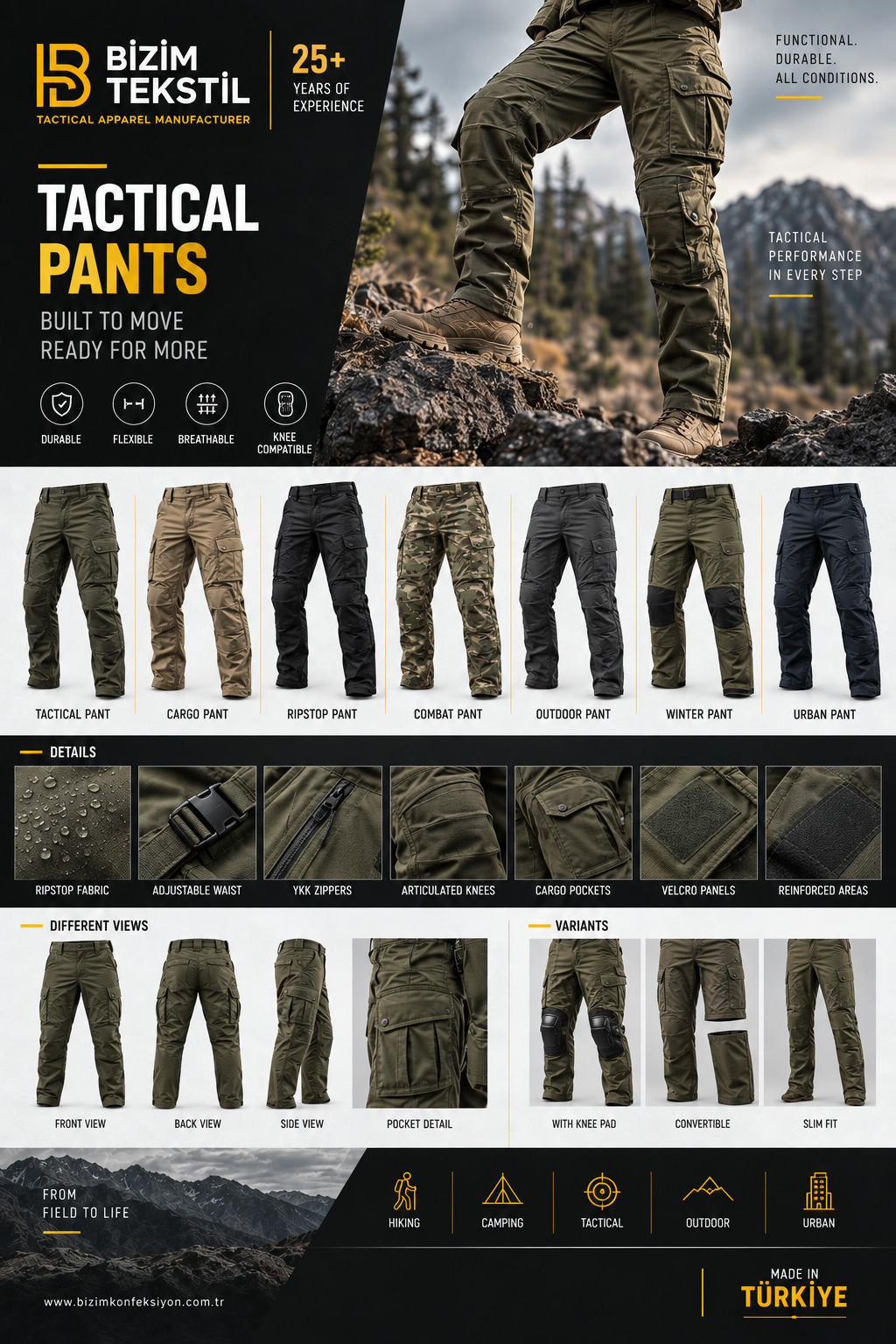 Tactical Pants catalogue page 8